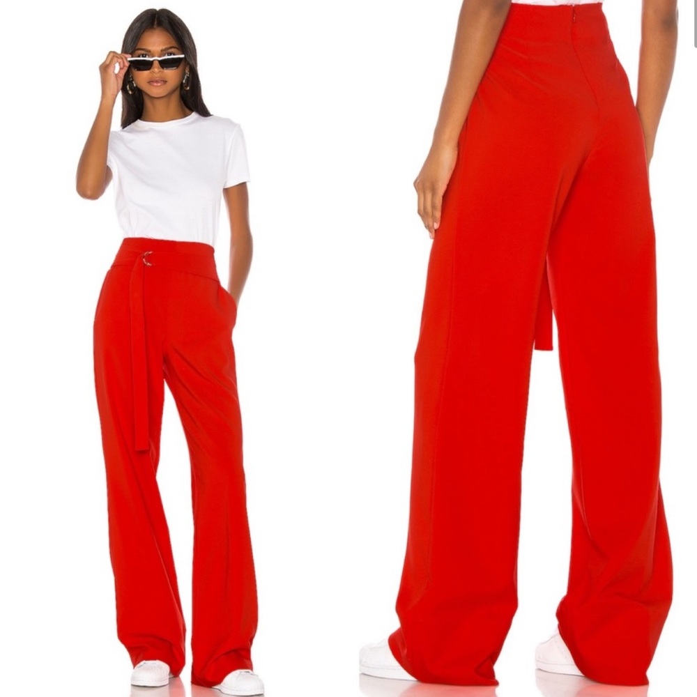 h:ours Lucy Pant in Fiery Red Size XS